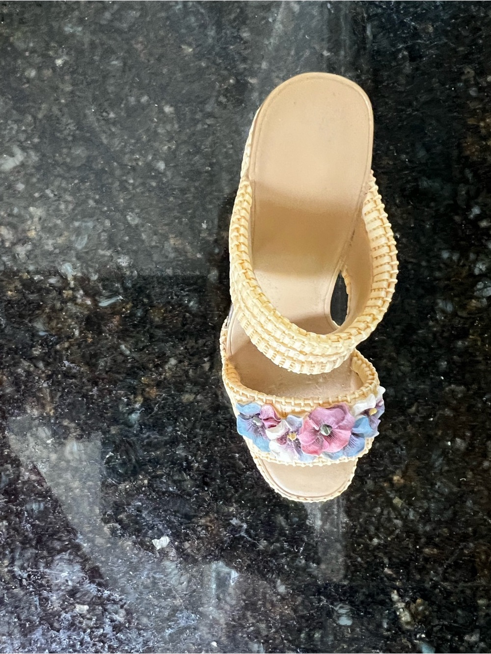 Classic Couture Lady Phoebe  Beige Woven Slide